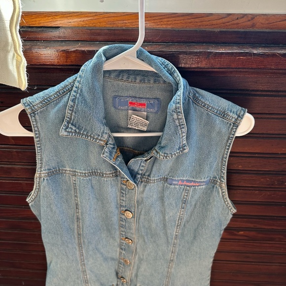 No Boundaries Denim Romper - Picture 2 of 4